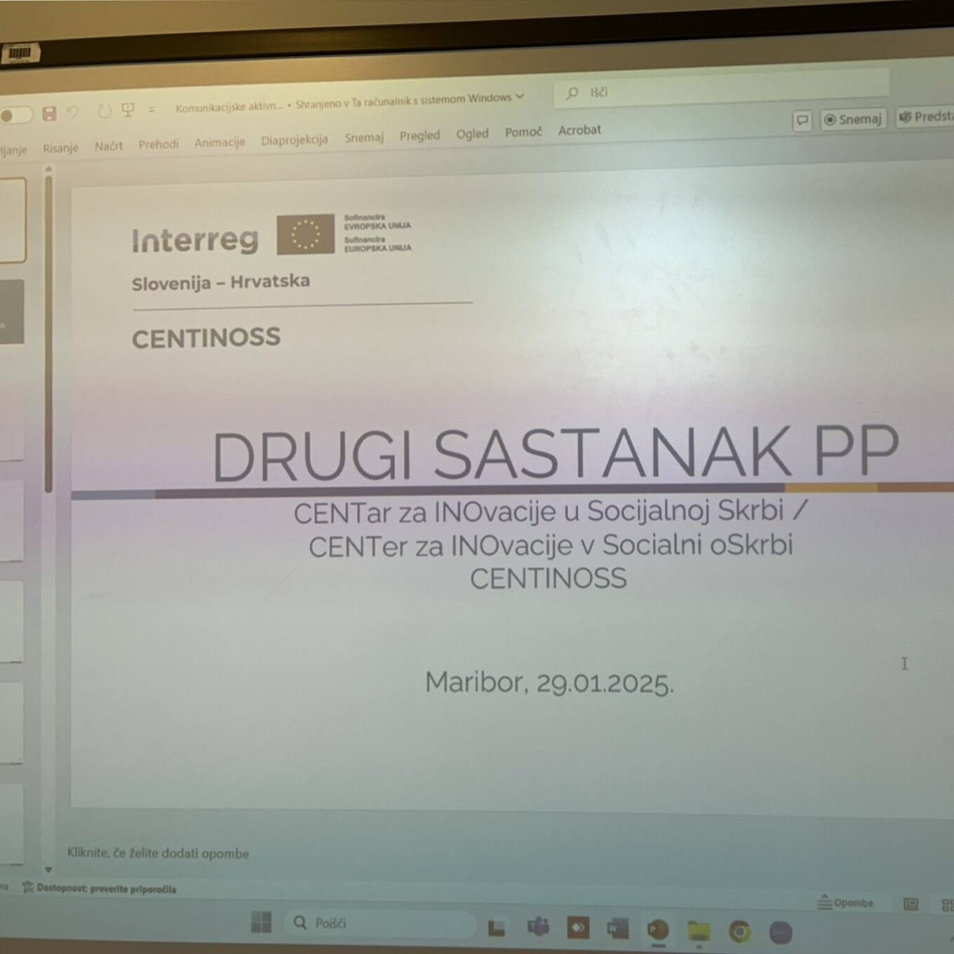 drugi sastanak CENTINOSS projektnih partnera