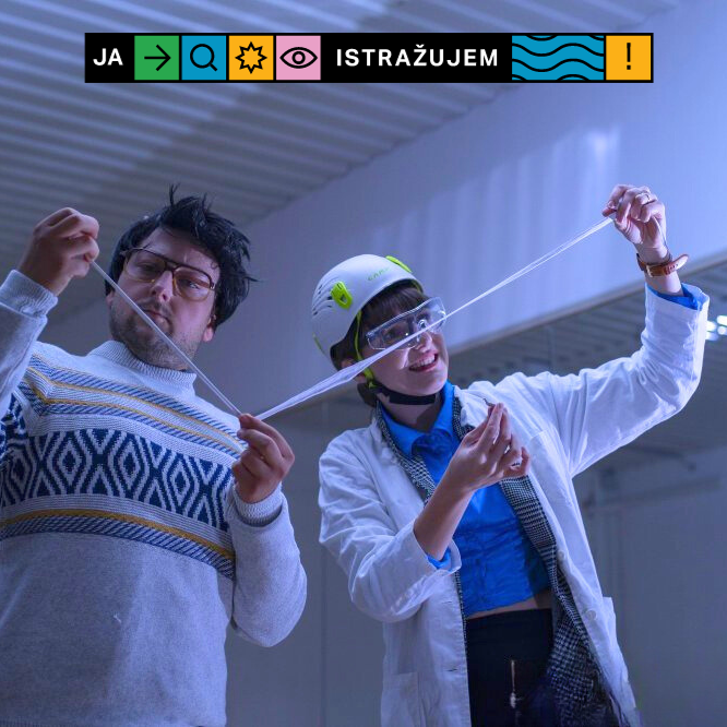 Znanstvenici superheroji promo plakat